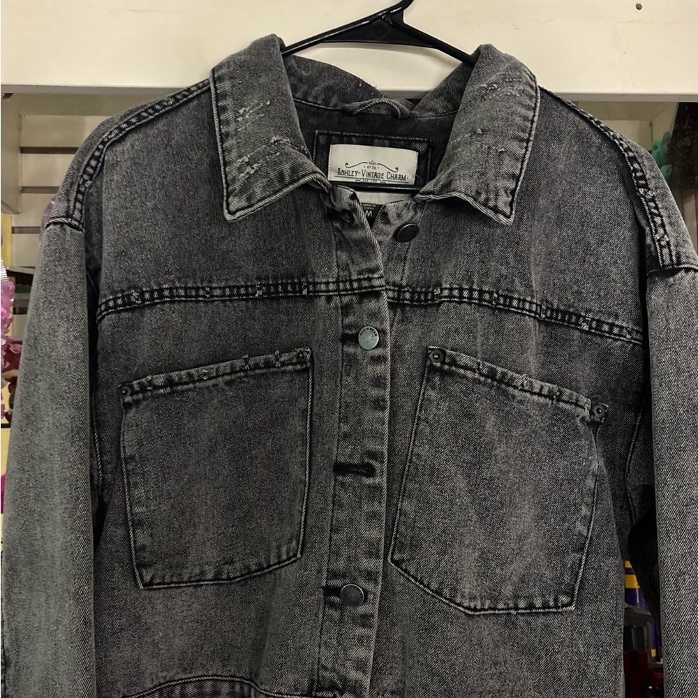 Acid Wash Denim Jacket
